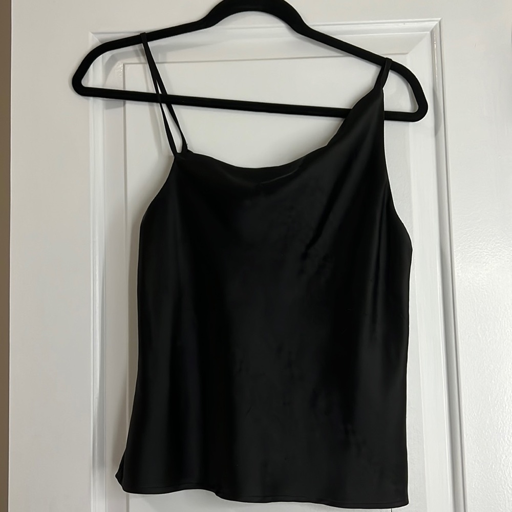 Black Satin blouse